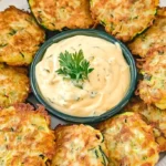 Zucchini Fritters with Garlic Aioli