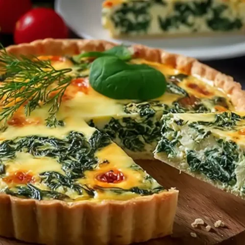 Ricotta Spinach Quiche Delight