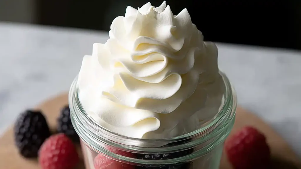 whipped cream recipe