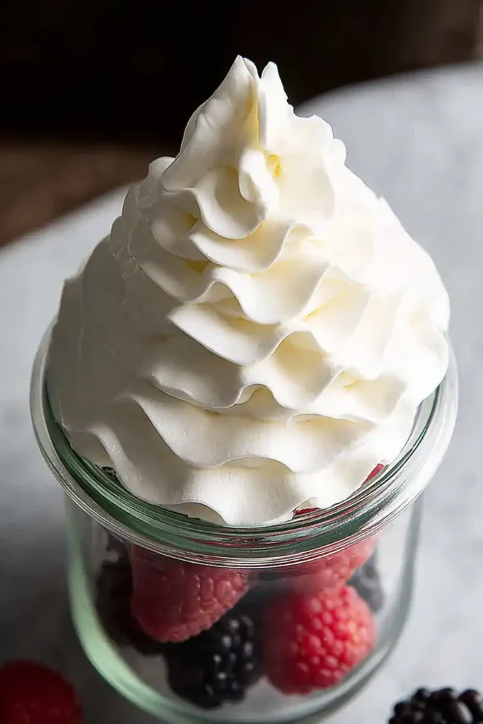 whipped cream recipe