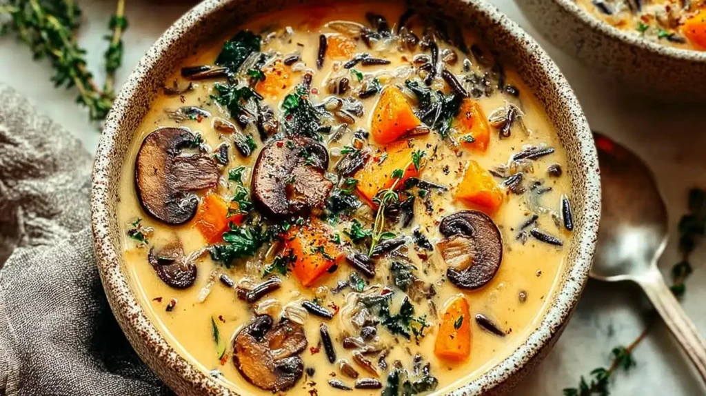 Autumn Wild Rice Soup