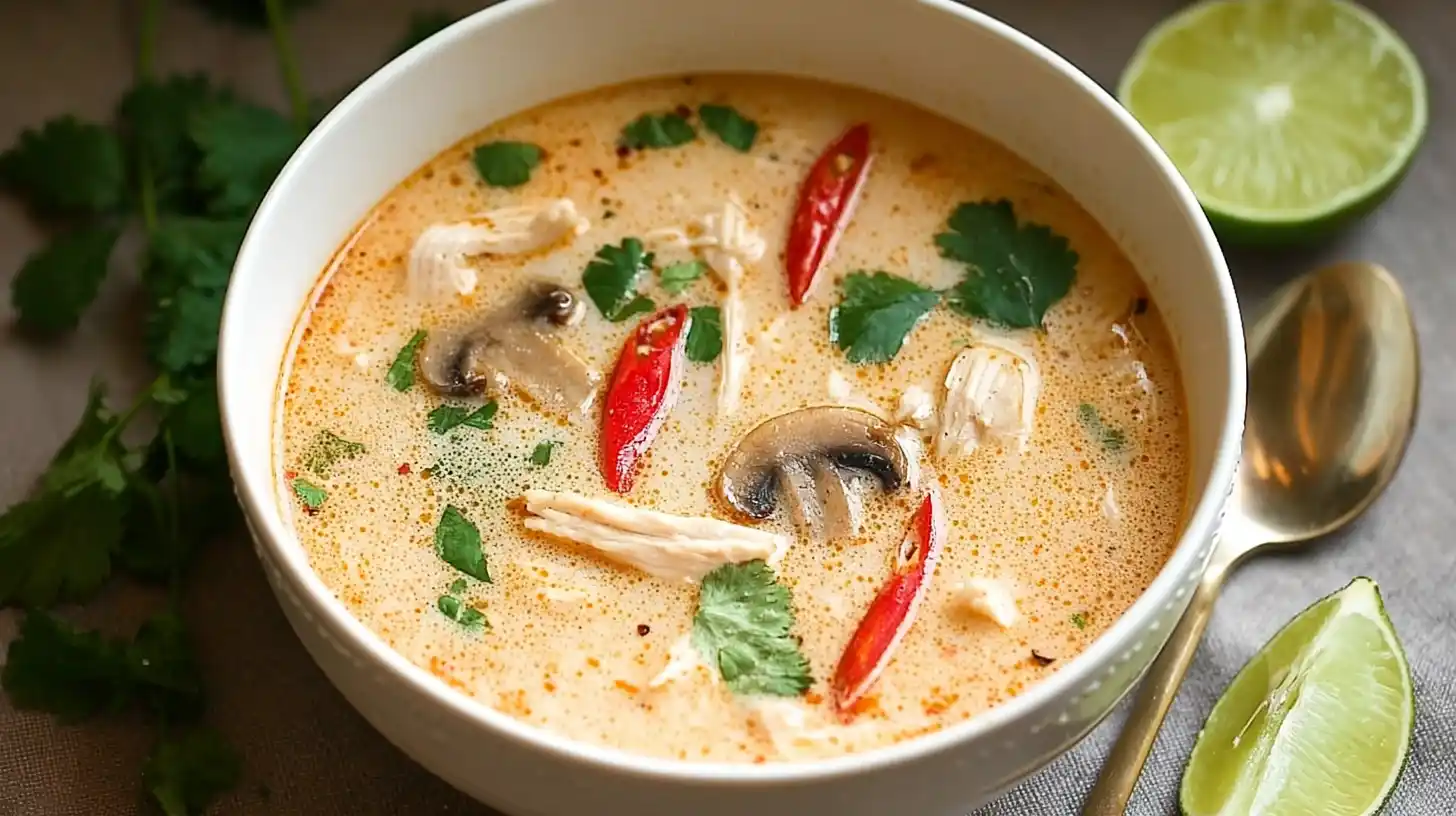 Crockpot Thai Coconut Chicken Soup A Cozy Delight