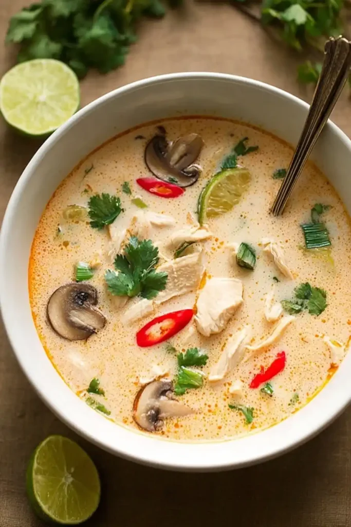 Crockpot Thai Coconut Chicken Soup A Cozy Delight