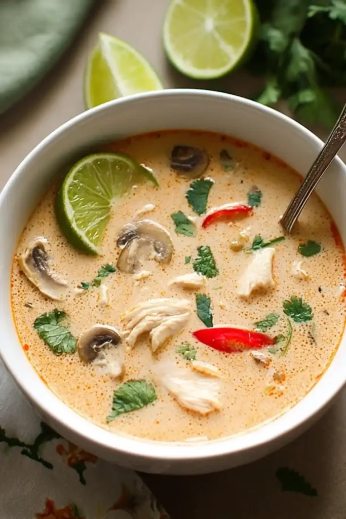 Crockpot Thai Coconut Chicken Soup A Cozy Delight