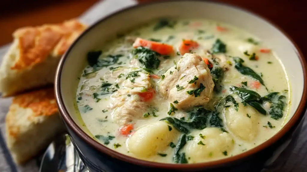 Olive Garden Chicken Gnocchi Soup Recipe