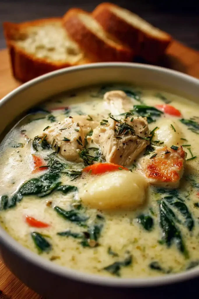 Olive Garden Chicken Gnocchi Soup Recipe