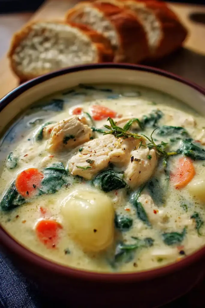 Olive Garden Chicken Gnocchi Soup Recipe