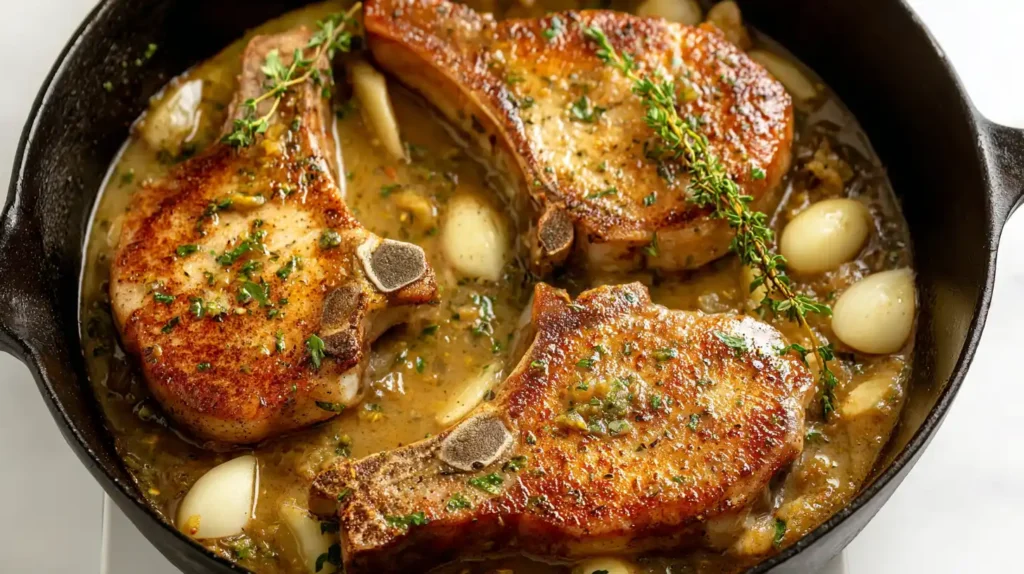 Pan Fried Pork Chops