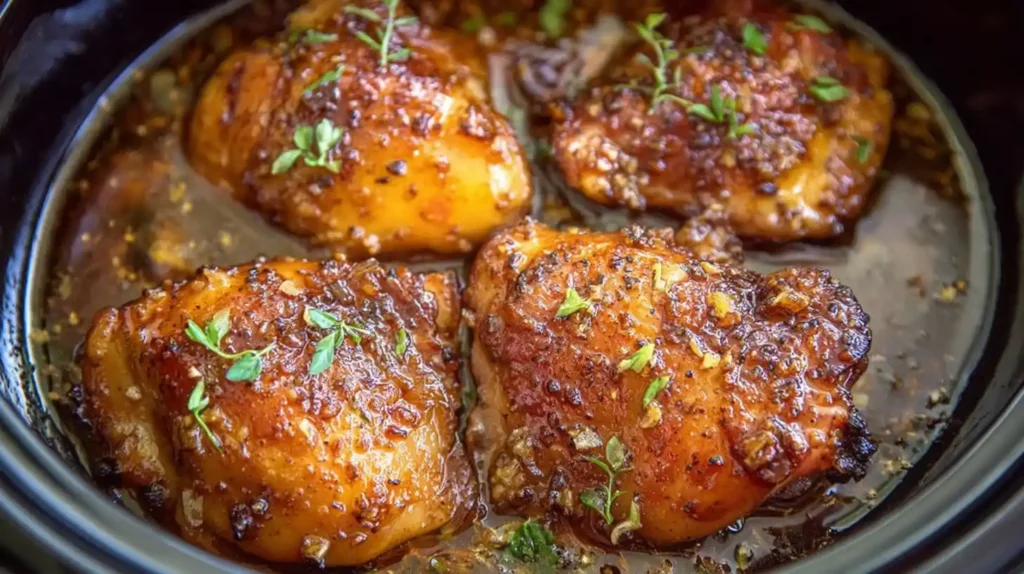 Slow Cooker Brown Sugar Garlic Chicken Recipe