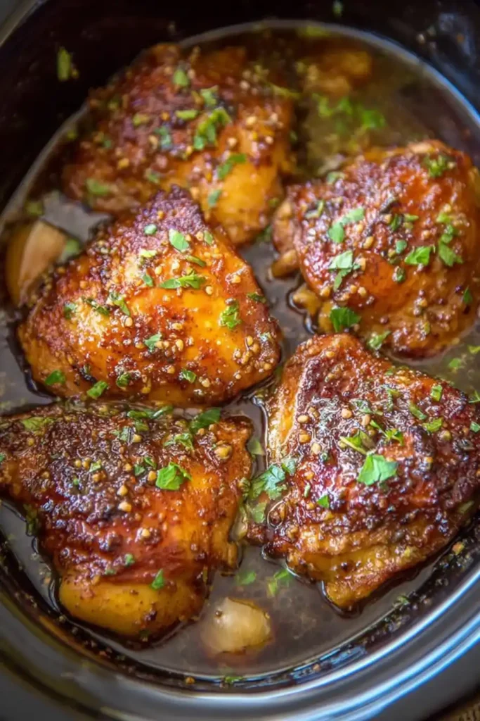 Slow Cooker Brown Sugar Garlic Chicken Recipe