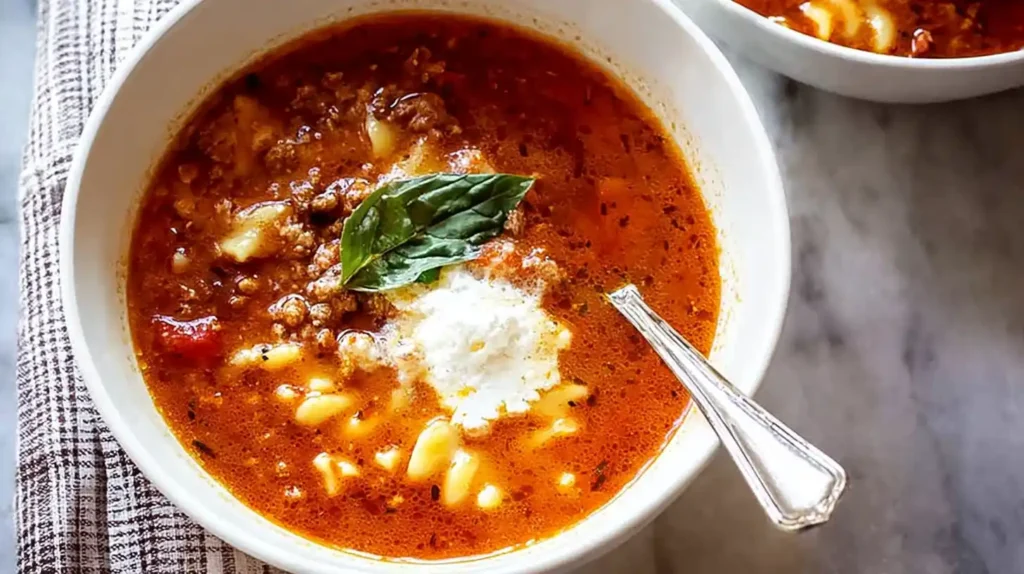 lasagna soup