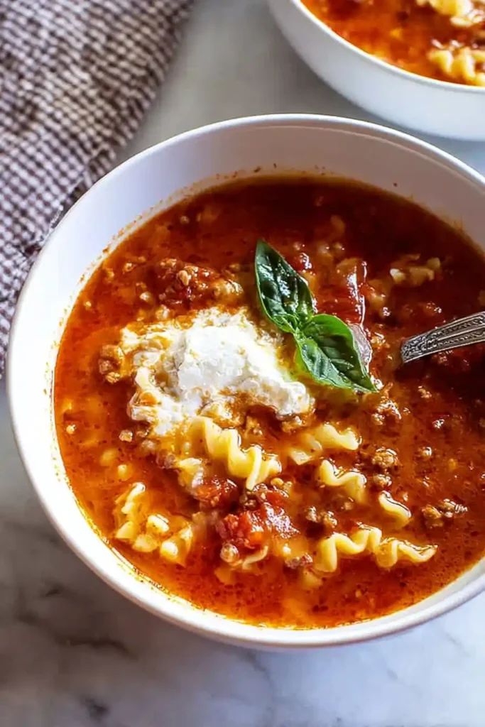 lasagna soup