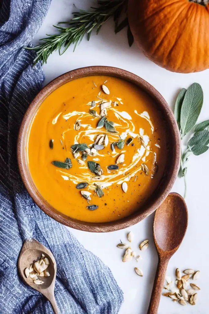 pumpkin and sweet potato soup
