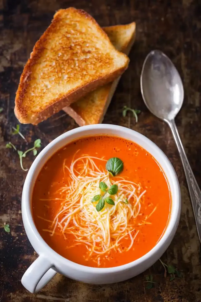Similar Recipes You’ll LoveIf you enjoyed this cozy tomato soup recipe, you’ll definitely want to try a few more hearty, comforting bowls. Warm up with a cheesy and flavorful Lasagna Soup
, indulge in the rich caramelized flavors of French Onion Soup
, or keep it classic and nourishing with a homemade Chicken Soup Recipe
. Each of these soups brings its own unique twist to comfort food while staying simple and beginner-friendly.