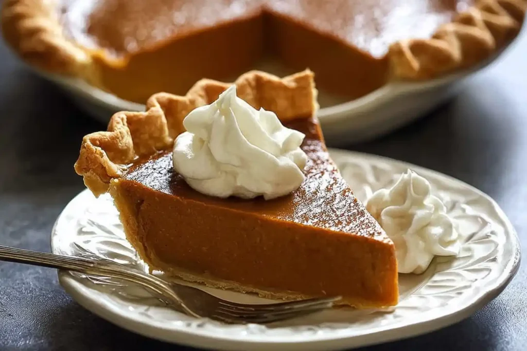 Easy Pumpkin Pie with Flaky Crust & Silky Filling