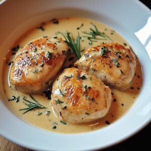 Irish Chicken in Whiskey Cream Sauce