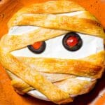 Mummy Brie Halloween Food