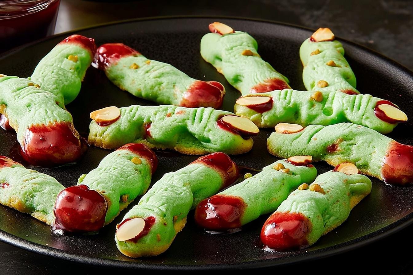 Witch Finger Cookies halloween treats