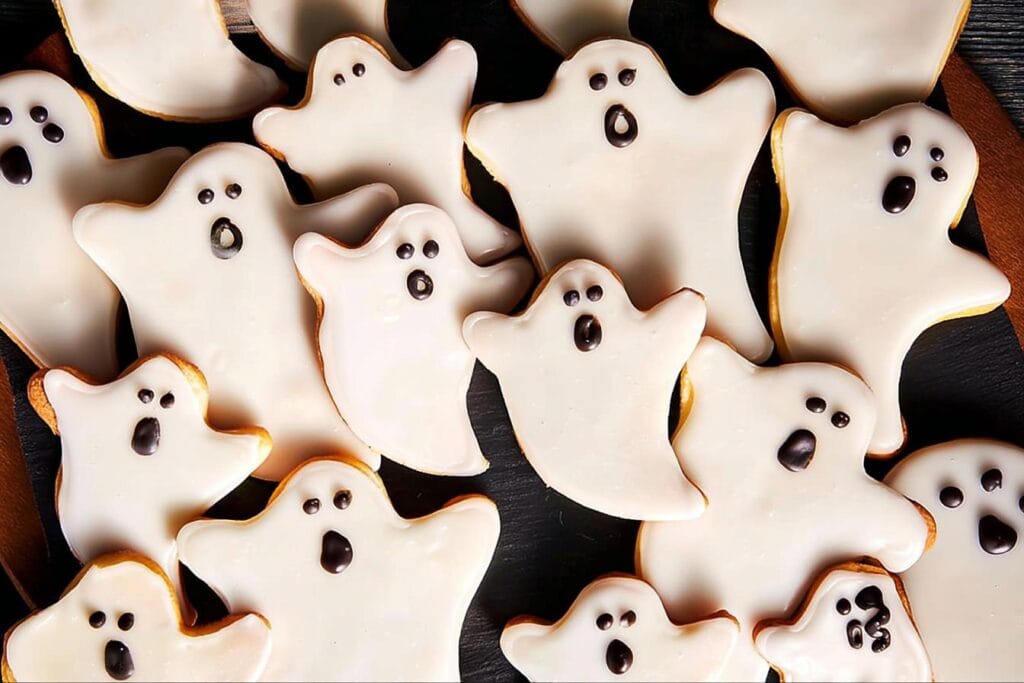 Spooky Ghost Cookies halloween treats