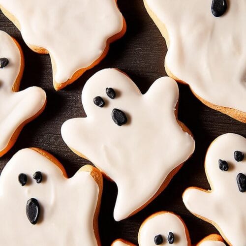 Spooky Ghost Cookies halloween treats