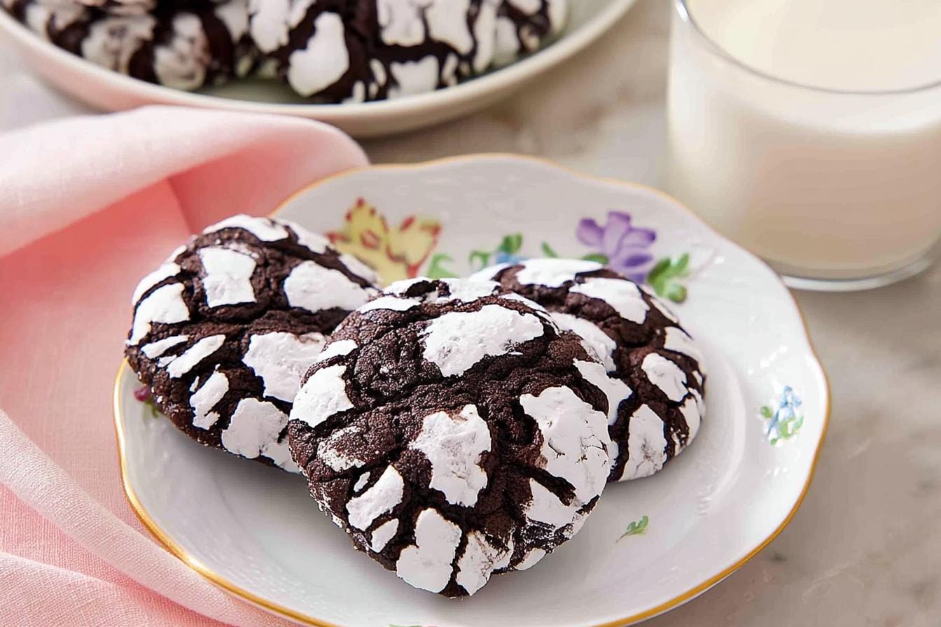 Chocolate Crinkle Cookies