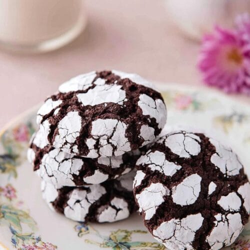 Chocolate Crinkle Cookies