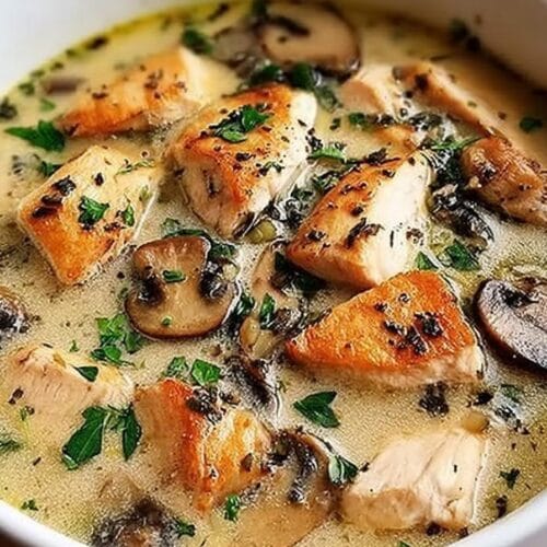 Rotisserie Chicken Mushroom Soup