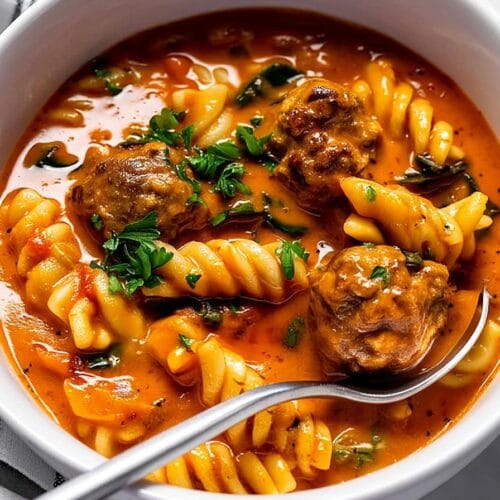 Creamy Italian Meatball Soup Recipe
