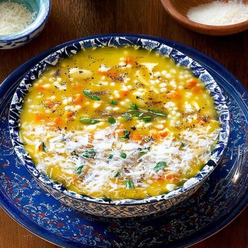 Italian Chicken Pastina Soup (aka Italian Nonna's Penicillin Soup)
