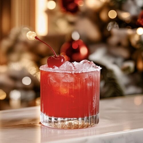 Cherry Christmas Mocktail