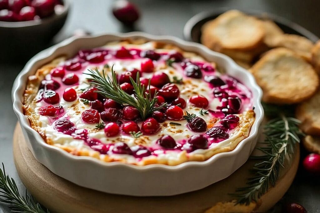 Baked Cranberry Cream Cheese Dip