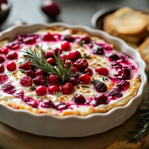 Baked Cranberry Cream Cheese Dip