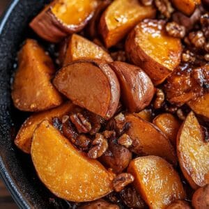 Walnut Maple Roasted Sweet Potatoes