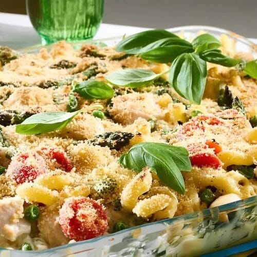 Chicken Primavera Pasta Bake
