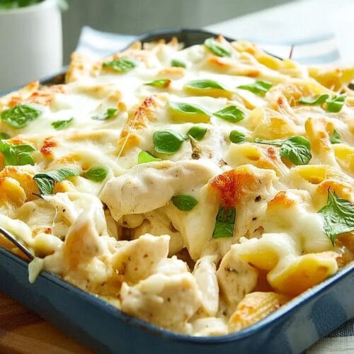 Chicken Alfredo Casserole