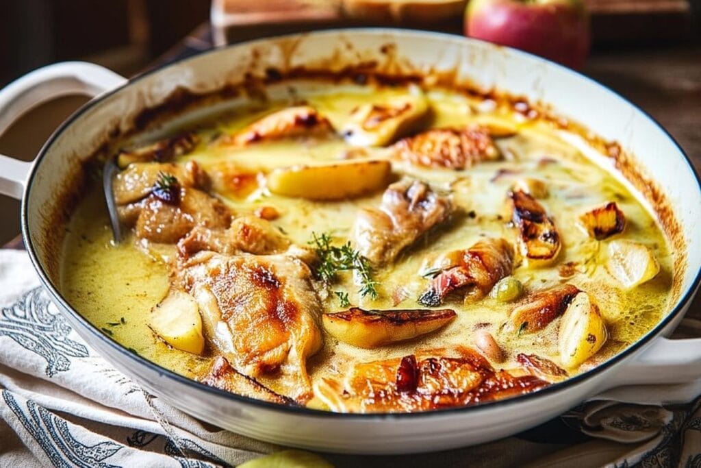 French Chicken Casserole a la Normande