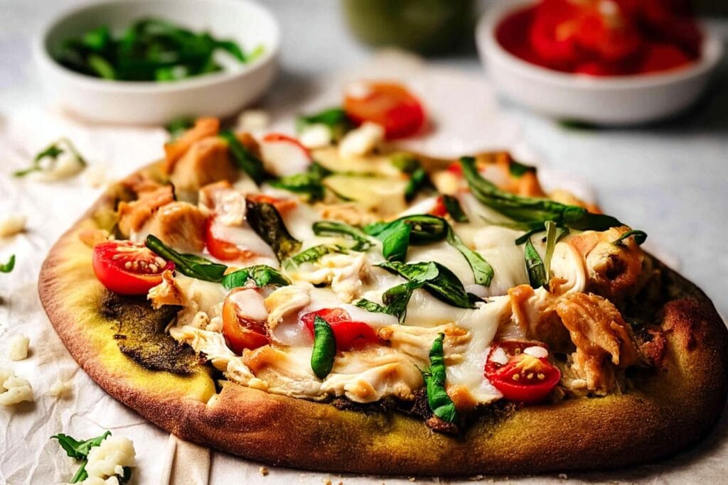 Chicken Pesto Flatbread