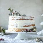 White Christmas Sparkle Cake
