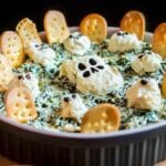 Spinach dip graveyard scene