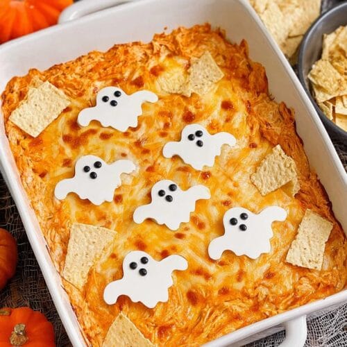 Halloween Buffalo Chicken Dip