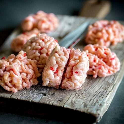 Rice Krispies Treat Marshmallow Brains