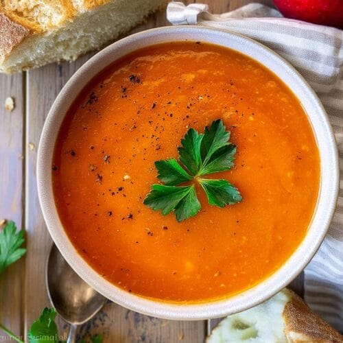 Easy Carrot, Ginger & Apple Soup
