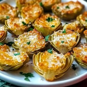 Crispy Parmesan Artichoke Hearts