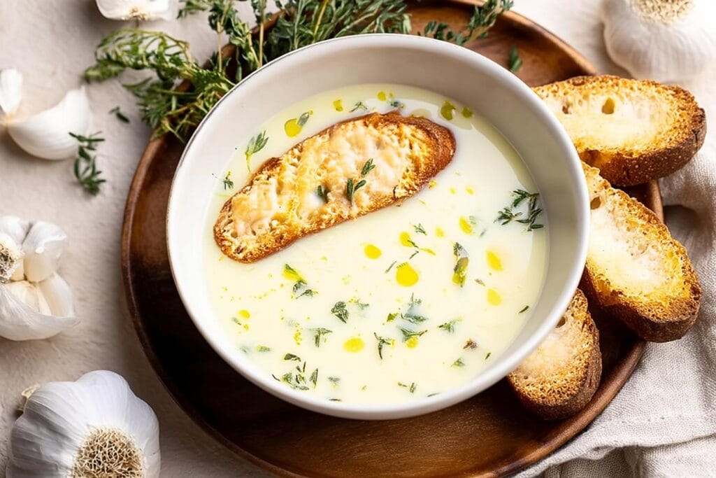French Garlic Soup