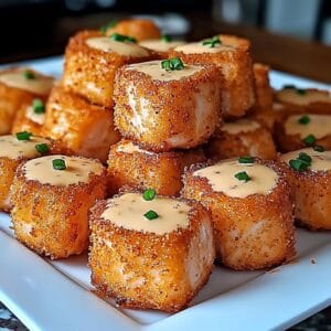 Crispy Bang Bang Salmon Bites