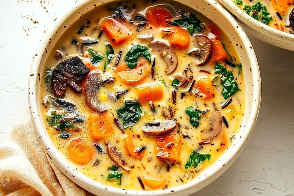 Autumn Wild Rice Soup