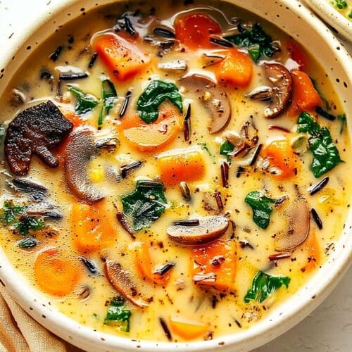 Autumn Wild Rice Soup