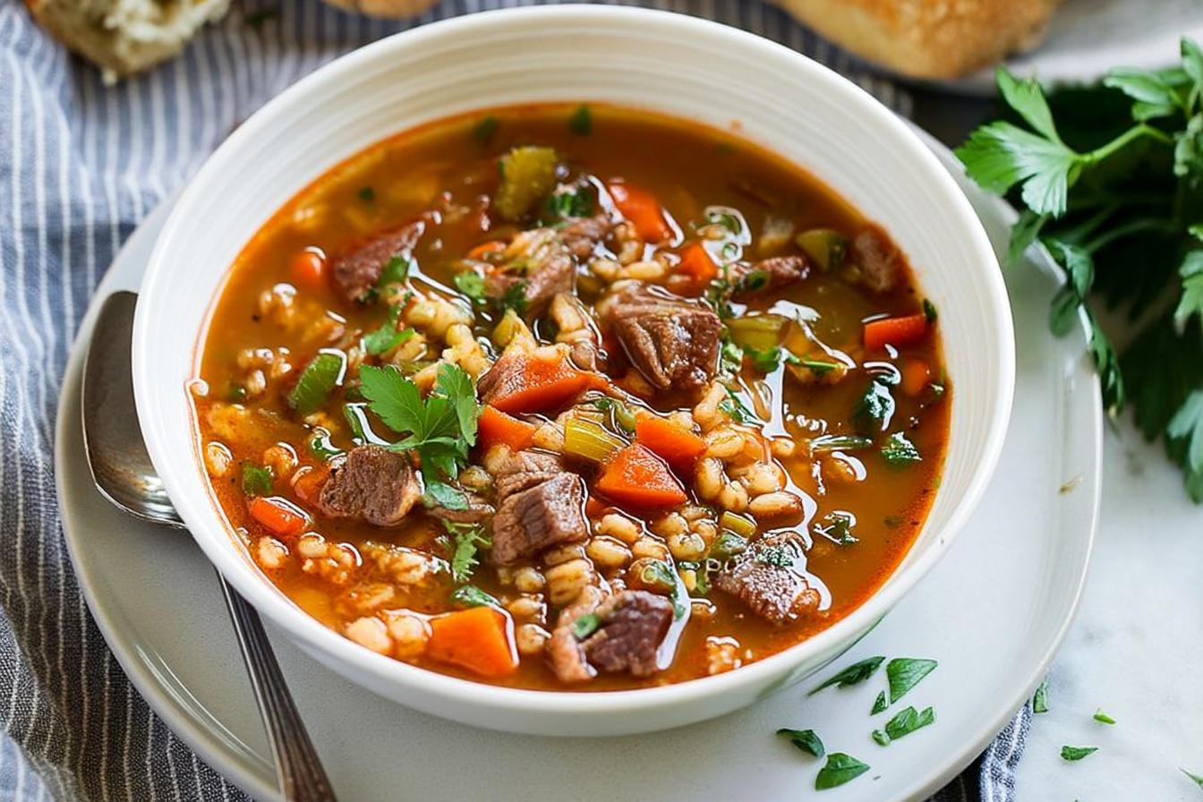 Beef and Barley Soup