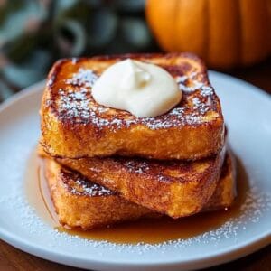 Pumpkin French Toast Breakfast