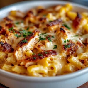 BBQ Chicken Mac and Cheese